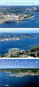 3~4X6 Postcards WA, Washington BREMERTON & PORT ORCHARD Kitsap Peninsula Cities