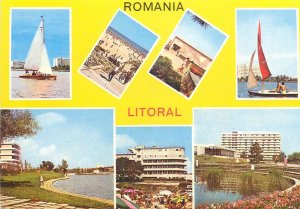 Postcard Romania Marea Neagra litoral vederi multiple