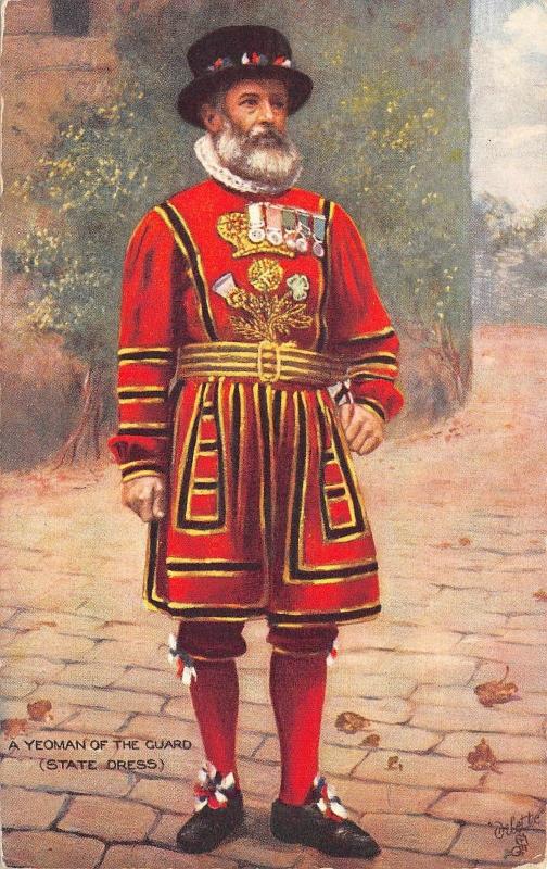 BR63515 a yeoman of the guard state dress types  folklore military london uk