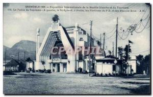 Old Postcard Grenoble 1925 - International Exhibition of white coal and Touri...