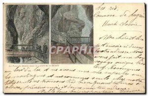 Old Postcard Devil's Bridge in the valley of the Dranse