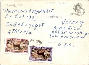 Omo Valley, Ethiopia, Otto, Shemelis Engidas, Debre Zenet,  Postcard