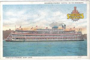 Missouri - St Louis - Streckfus Steamers - Steamer Capitol