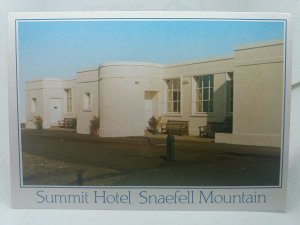 The Summit Hotel Snaefell Isle of Man Vintage Postcard 1989 IOM