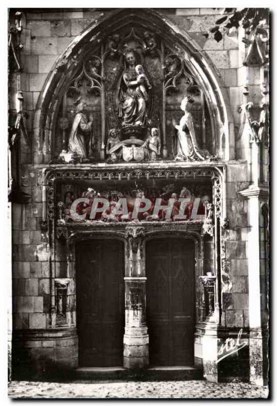 Amboise - Le Chateau - Door of the Chapel of St. Hubert - Old Postcard