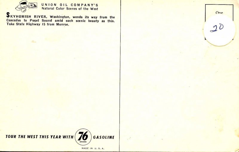 WA - Skyhomish River   (Union Oil)