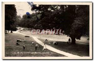 Old Postcard St Honore Les Bains Park