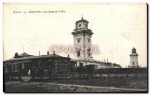 Old Postcard Le Havre Lighthouses De La Heve