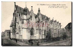 Old Postcard Tours L & # 39eglise ND Lariche