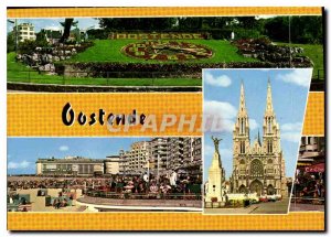 Modern Postcard Greetings from Oostende Ostend