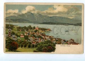 247391 NORWAY MOLDE Vintage undivided back litho postcard