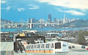 Bart, the most modern transit system Bay Bridge and San Francisco Misc Califo...
