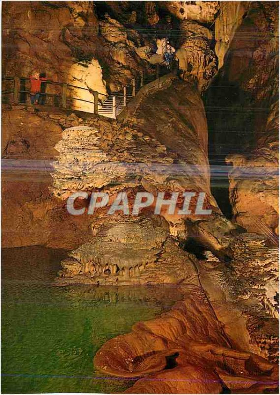 Postcard Modern Padirac (Lot) The Superior Lake of the Hall of the Great Dome...