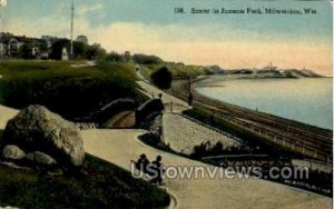 Juneau Park - MIlwaukee, Wisconsin WI Postcard