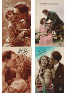 COUPLES ROMANTIC GLAMOUR 1000 REAL PHOTO Vintage Postcards (Part 1.) (L2959)