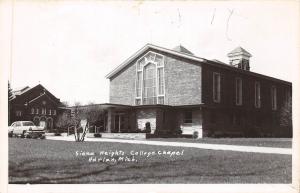B38/ Adrian Michigan Mi Photo RPPC Postcard c50s Sienna Heights College Chapel