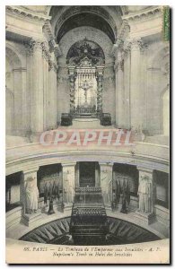 Old Postcard Paris Tomb of the Emperor at the Invalides