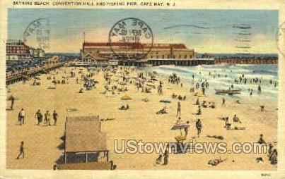 Bathing Beach in Cape May, New Jersey