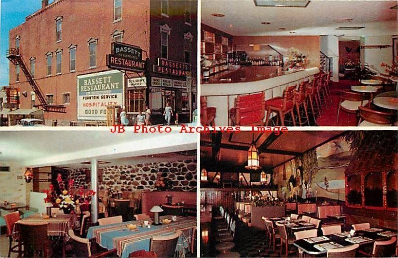 IN, Angola, Indiana, Bassett Restaurant, Multi-View, Cook No 14581-B 