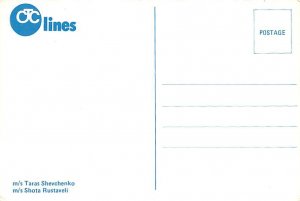 MS Taras Shevchenko CTC Lines Ship Unused 