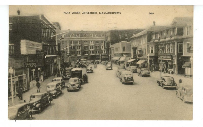 MA - Attleboro. Park Street ca 1950