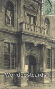 Palais de Justice Furnes, Belgium 1920 Stamp on front 