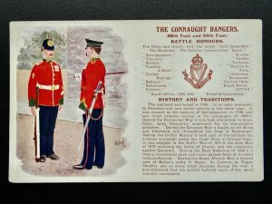 History & Tradition THE CONNAUGHT RANGERS Postcard by Gale & Polden No.99