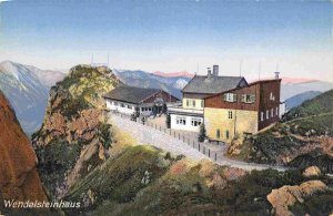 Wendelsteinhaus Swiss Alps Switerland postcard