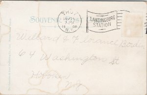 Troy NY Franklin Square Bert Voice Photographer Parker Dental c1908 Postcard E84