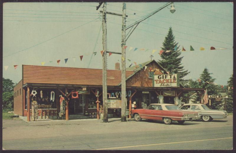 Gift and Tackle Shop,Lake Tomahawk,WI Postcard