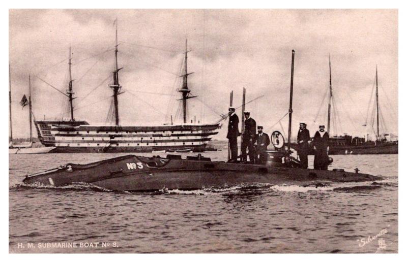   Tuck´s 6585 H.M. Submarine No.3 , RPC   