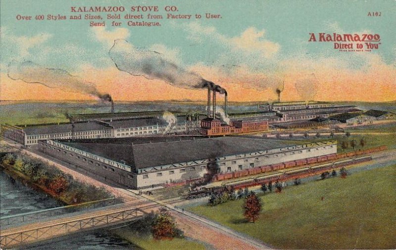 Postcard Advertising Kalamazoo Stove Co