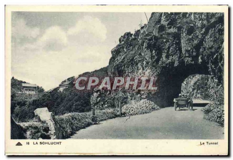 Old Postcard Schlucht The Tunnel