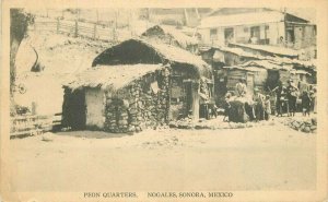 Mexico Nogales Sonora Peon Quarters Boeres 1930s Postcard 22-4129 
