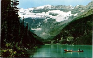 Lake Louise Victoria Glacier Banff National Park Canada Mountain Chrome Postcard 