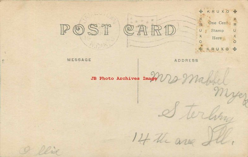 SD, Selby, South Dakota, RPPC, Multi-View Scenes, Depot, Street, Church, Photo