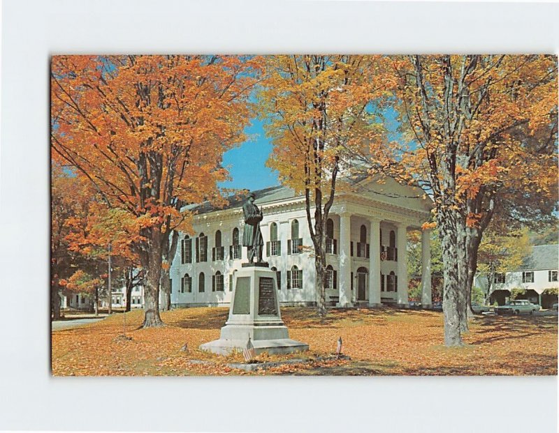 Postcard Windham County Court House, Newfane, Vermont
