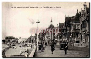 Modern Postcard La Baule Sea The embankment to the casino