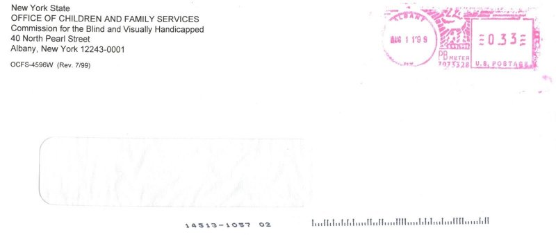 VINTAGE GOVT. OFFICIAL STATIONERY NEW YORK STATE OFFICE OF CHILDREN & FAMILY