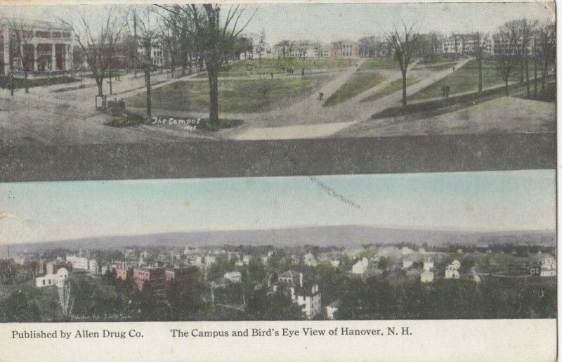 HANOVER , New Hampshire , PU-1914 ; Campus & Bird's Eye