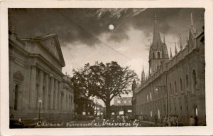 Vintage Postcard of Cavaca Venezuela and University with Ferrania RPPC