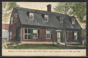 Vermont, Rutland - Old State House - Undivided -  [VT-055]