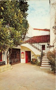 Santa Barbara California 1960s Postcard Entrance To El Paseo Restaurant
