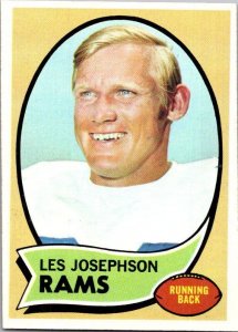 1970 Topps Football Card Les Josephson Los Angeles Rams sk21511