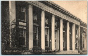 M-30954 Stewart Memorial Library Coe College Cedar Rapids Iowa