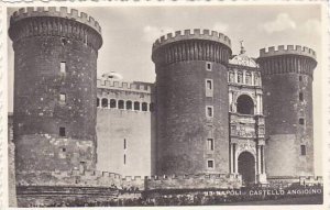 Italy Napoli Castello Angioino Real Photo