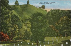 Postcard Fort Nogales from Indian Point Vicksburg Mississippi MS