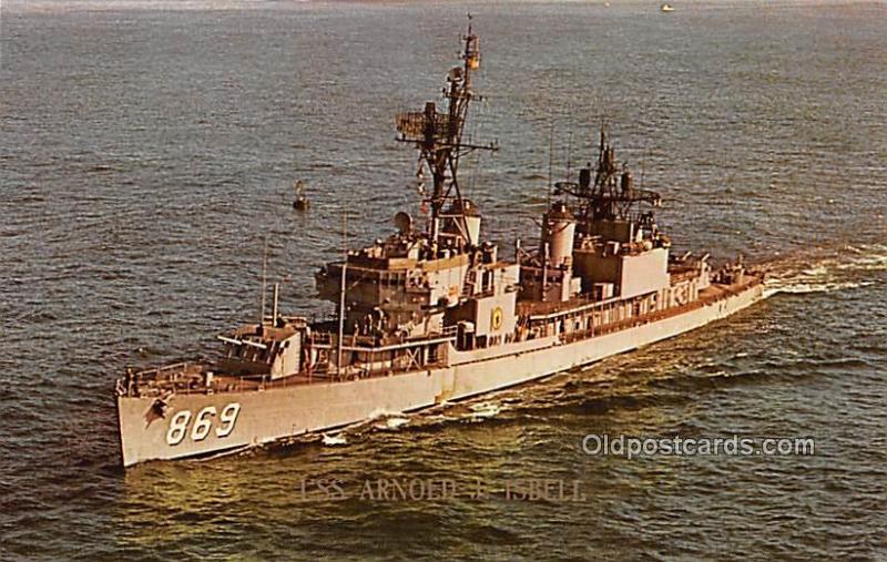 USS Arnold J Isbell, Destroyer of the Gearing Class Military Battleship Unused 