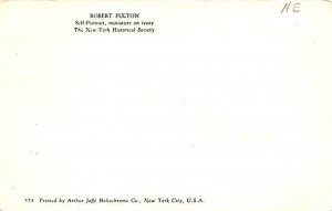 Robert Fulton Non Postcard Backing