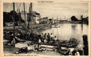 CPA (La Cote de Jade) -PORNIC - Barques de peche au Port (242883)